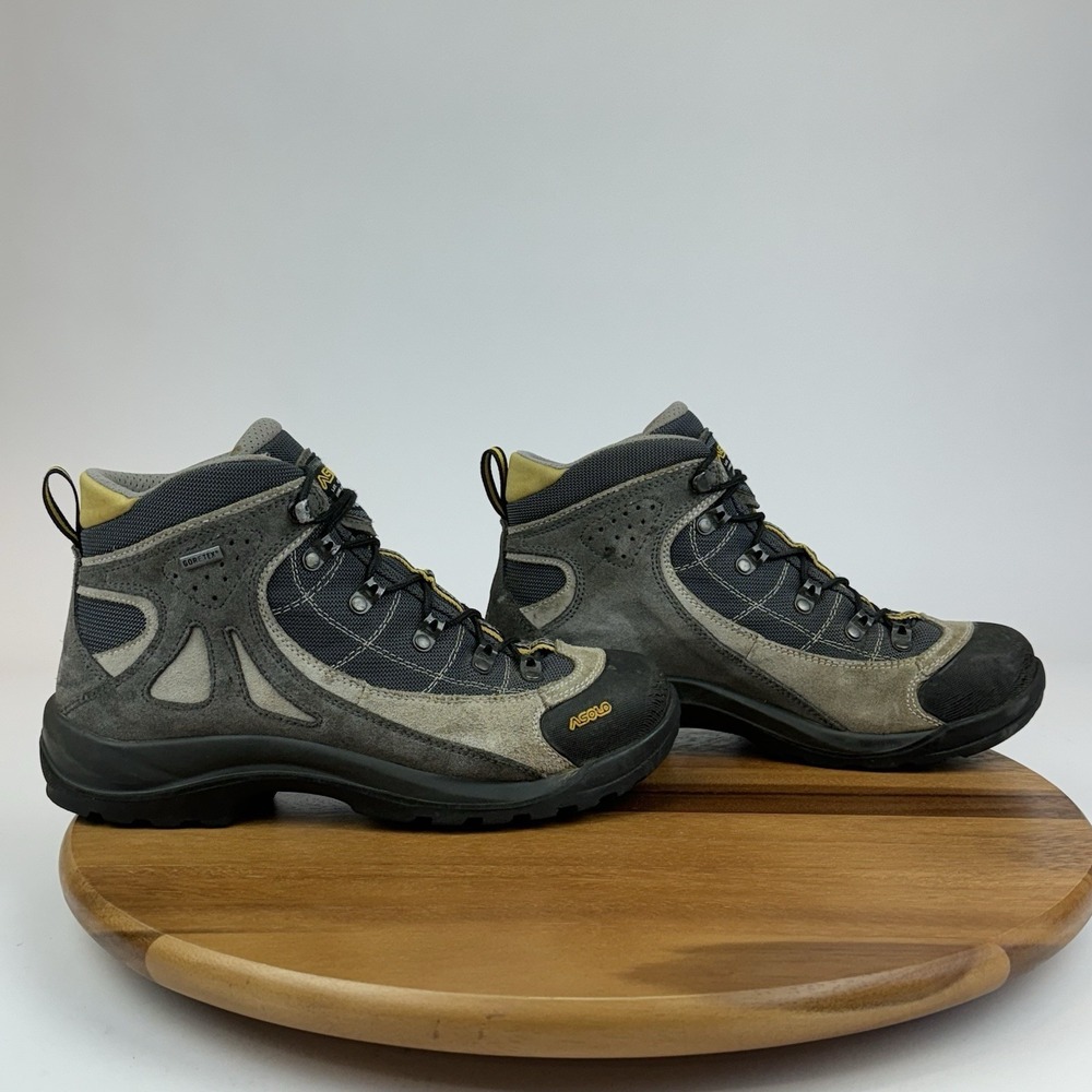 Womens Asolo Fusion 70 GTX Brown Leather Athletic Hiking Boots Shoes Size 9 M‎